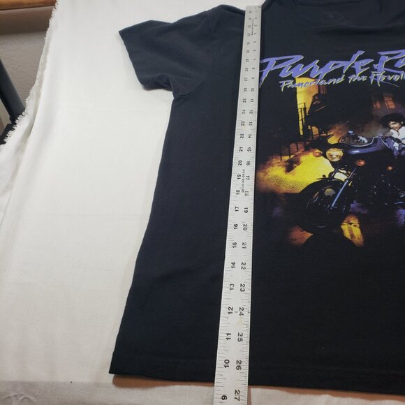 Prince and The Revolution Estate Approved Purple Rain T-Shirt Black Size Large - Picture 5 of 5